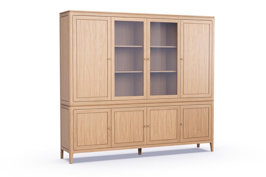 Buffet-kast 4-deurs massief - Theuns Eiken meubels