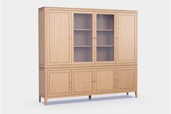 Fiera-eik-buffet-kast-4-deurs-massief-E02M