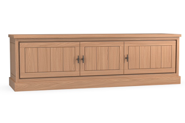 jura eiken tv kast 3 deurs E02M