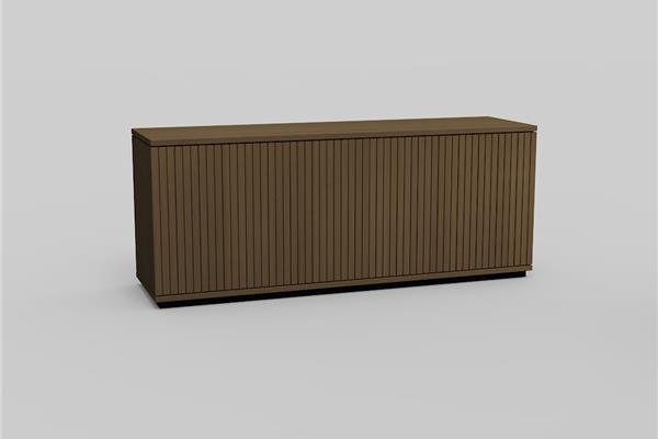 dressoir 3-deurs met plint - Eiken meubels