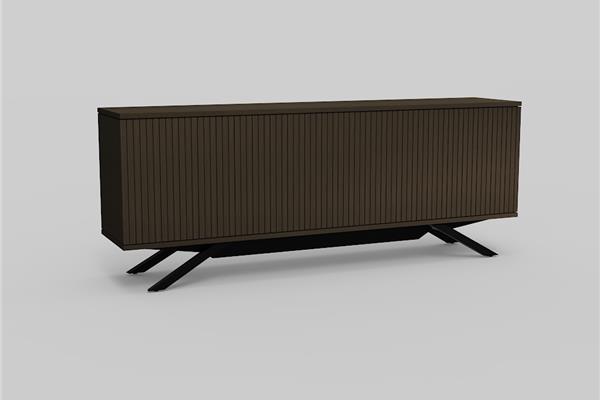 dressoir 4-deurs met sokkel - Eiken meubels