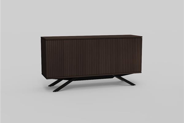 dressoir 3-deurs met sokkel - Eiken meubels