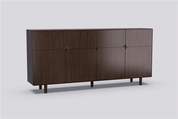 Highboard 4-deurs - Eiken meubels