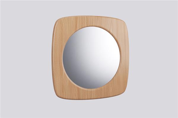 Miroir 90 x 90 cm - Meubles en chêne
