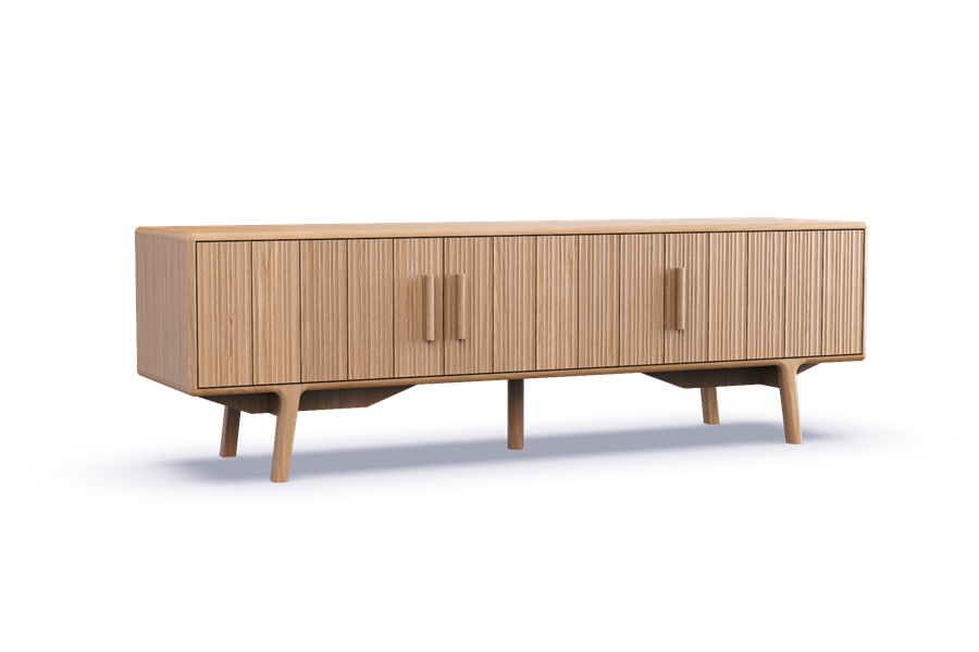 TV cabinet with 3 doors - Theuns Oak furniture