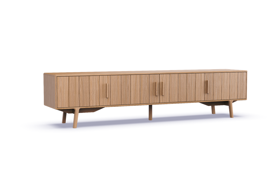 TV cabinet with 4 doors - Theuns Oak furniture