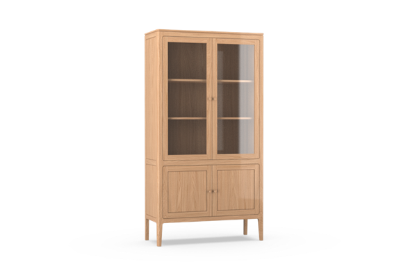 Vitrine-kast 2-deurs - Theuns