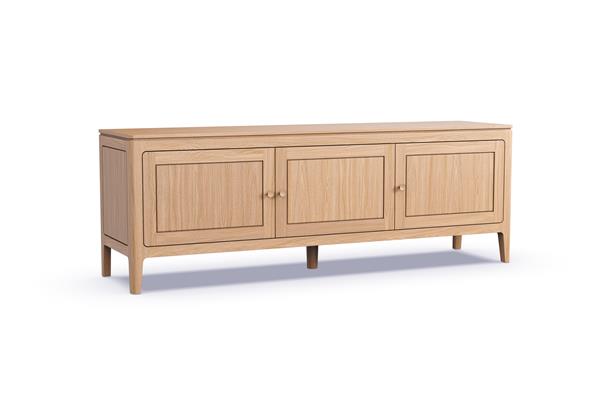 TV-kast 3-deurs massief - Theuns