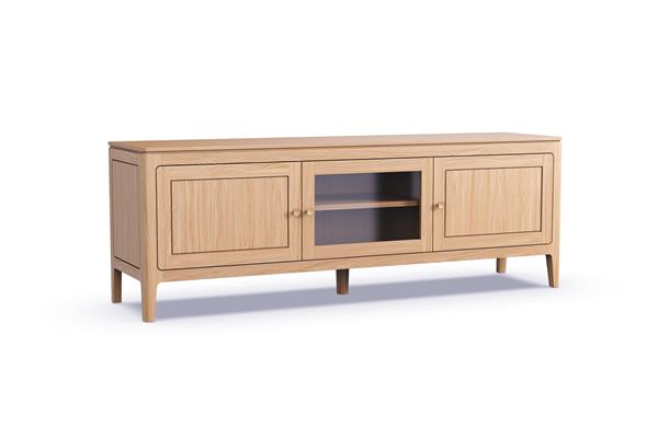 TV-kast 3-deurs glas - Theuns