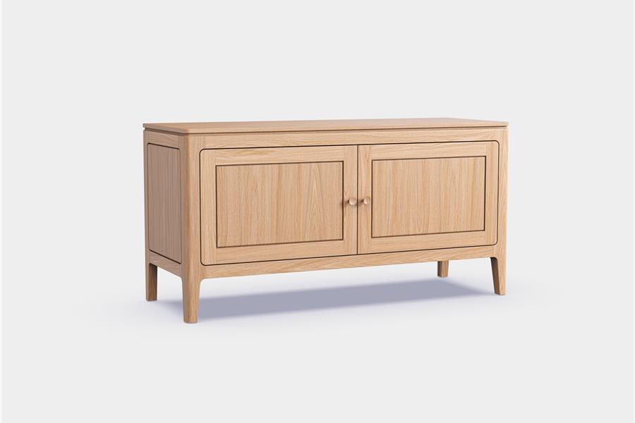 TV-kast 2-deurs massief - Theuns Eiken meubels