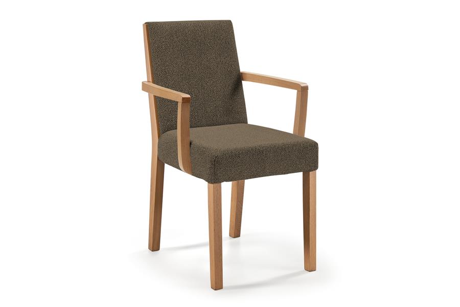 Jura Oak chair with armrests - Theuns Oak furniture