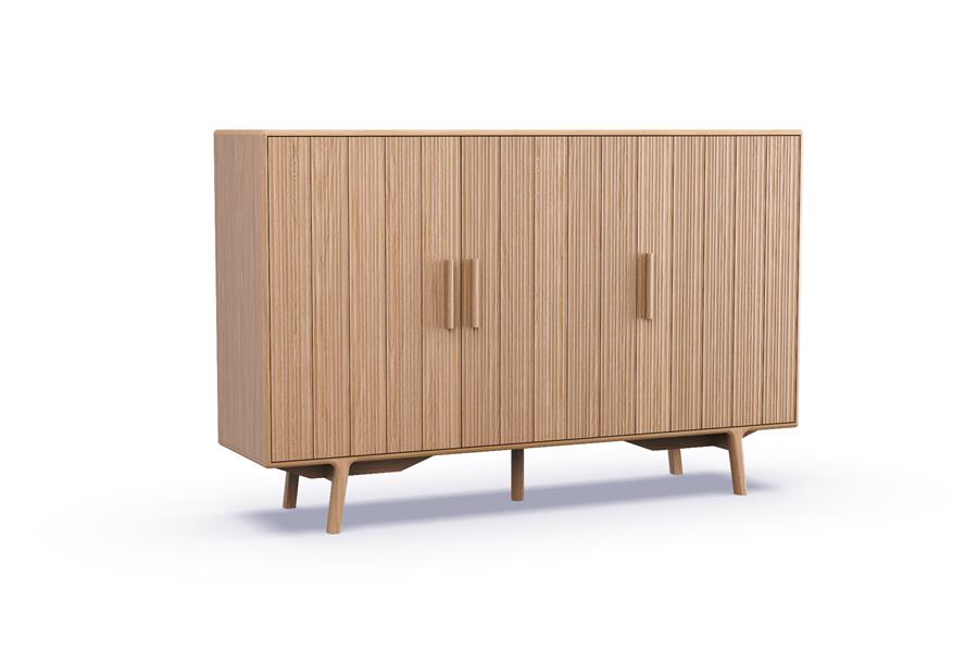 Highboard 3-deurs - Theuns Eiken meubels